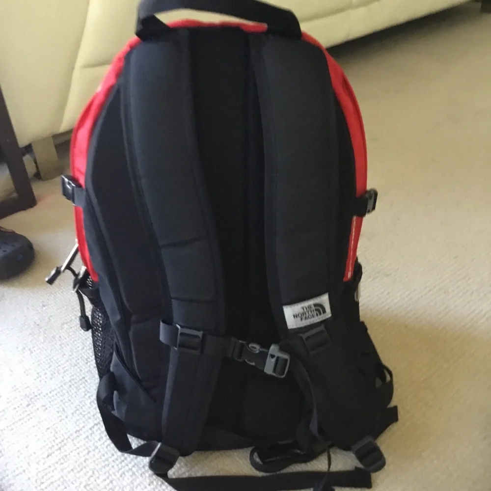 The North Face Red and Black Men's Daypack Backpack